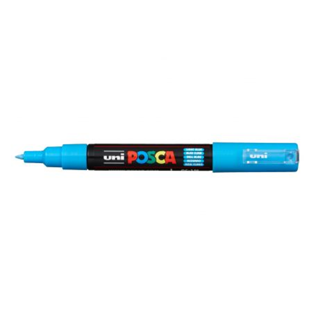 Pennarello Posca Extra Fine Az-Azzurro — immagine 3
