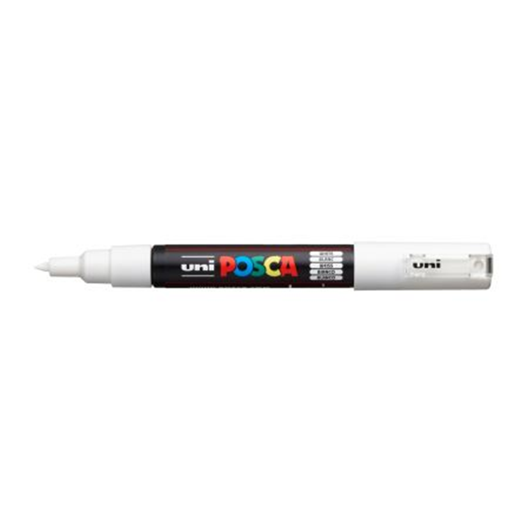 Pennarello Posca Extra Fine Bi-Bianco — immagine 3