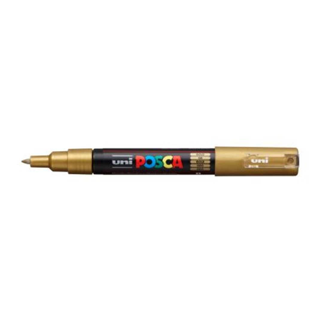 Pennarello Posca Extra Fine Oro-Oro — immagine 3