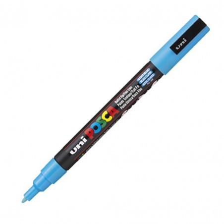 Pennarello  Posca Fino Pc-3m Azzurro