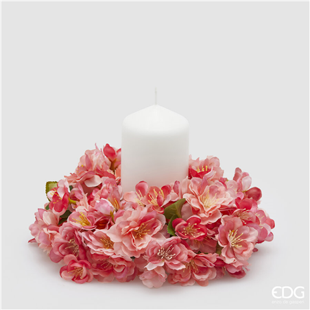 Corona Girocandela D25cm Sakura Pink
