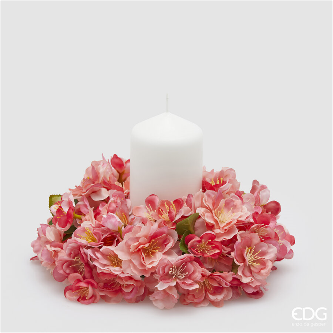 Corona Girocandela D25cm Sakura Pink