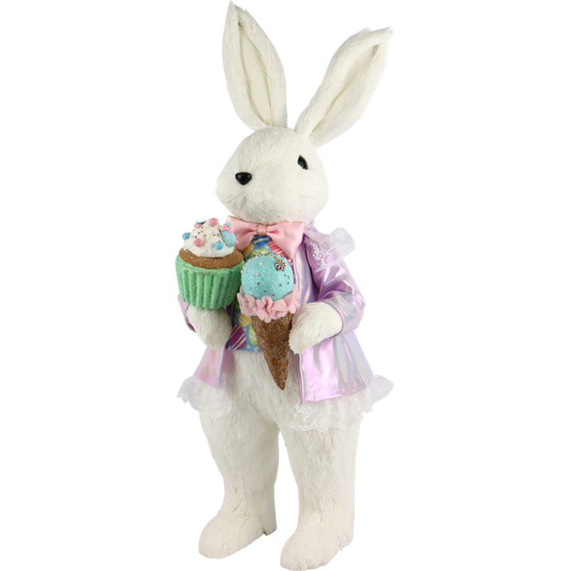 Coniglio Easter Candy Colori Pastello 60cm