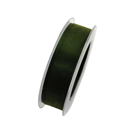 Nastro Infinity 25mm 20 Mt Organza Animato 59-Verde Scuro
