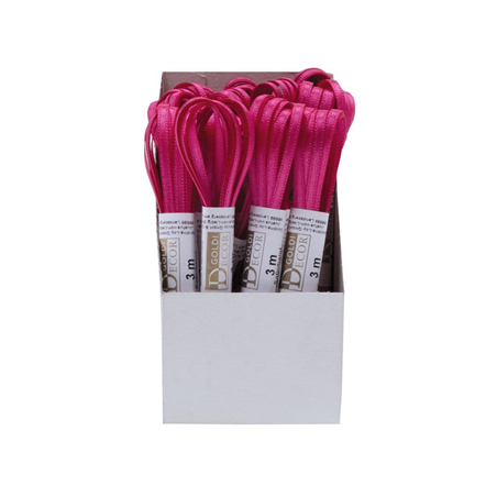 Nastro Doppio Raso 3mtx3mm 241-Fuxia