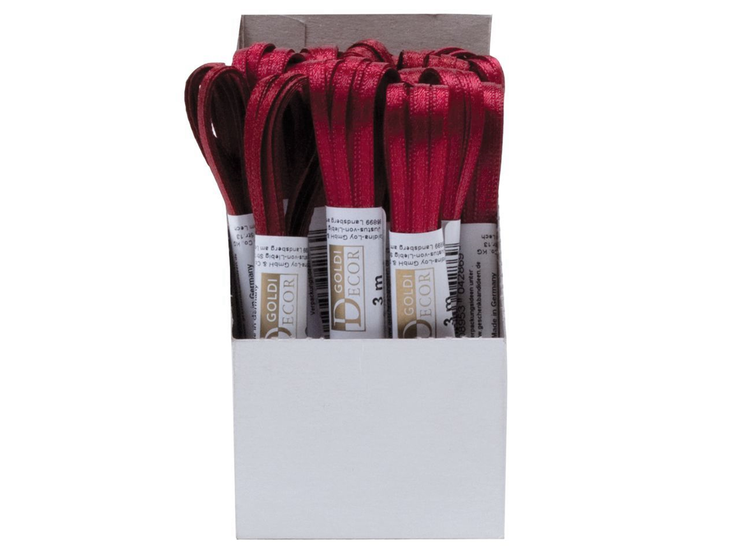 Nastro Doppio Raso 3mtx3mm 26-Bordeaux