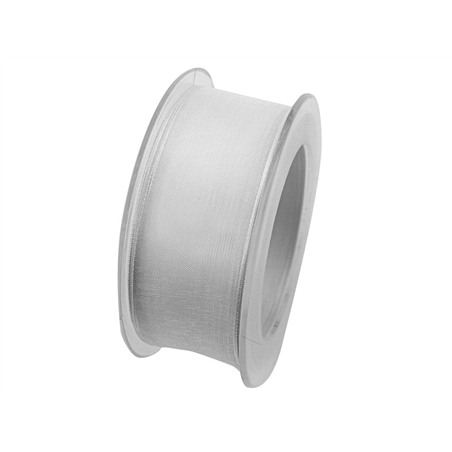 Nastro Infinity 40mm 20 Mt Organza Animato 01-Bianco