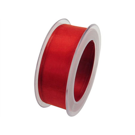 Nastro Infinity 40mm 20 Mt Organza Animato 20-Rosso