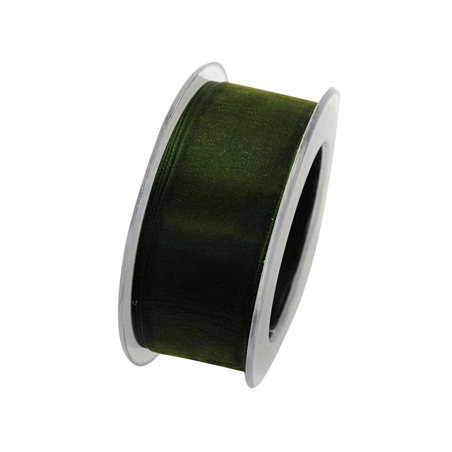 Nastro Infinity 40mm 20 Mt Organza Animato 59-Verde Scuro
