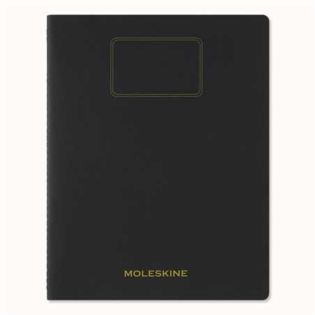 Student Cahier Xxl Bianco Black - Nero