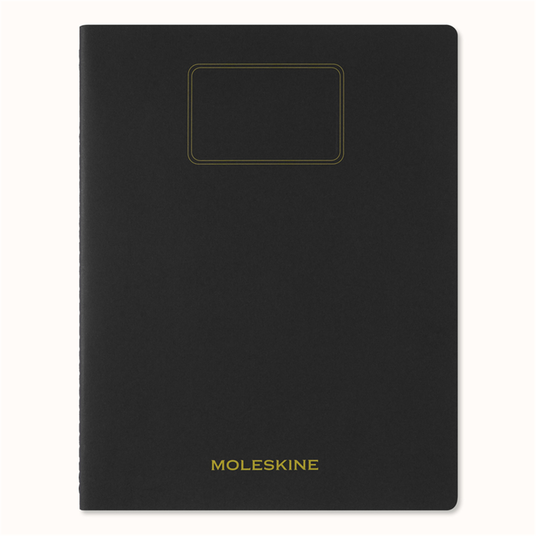 Student Cahier Xxl Bianco Black - Nero