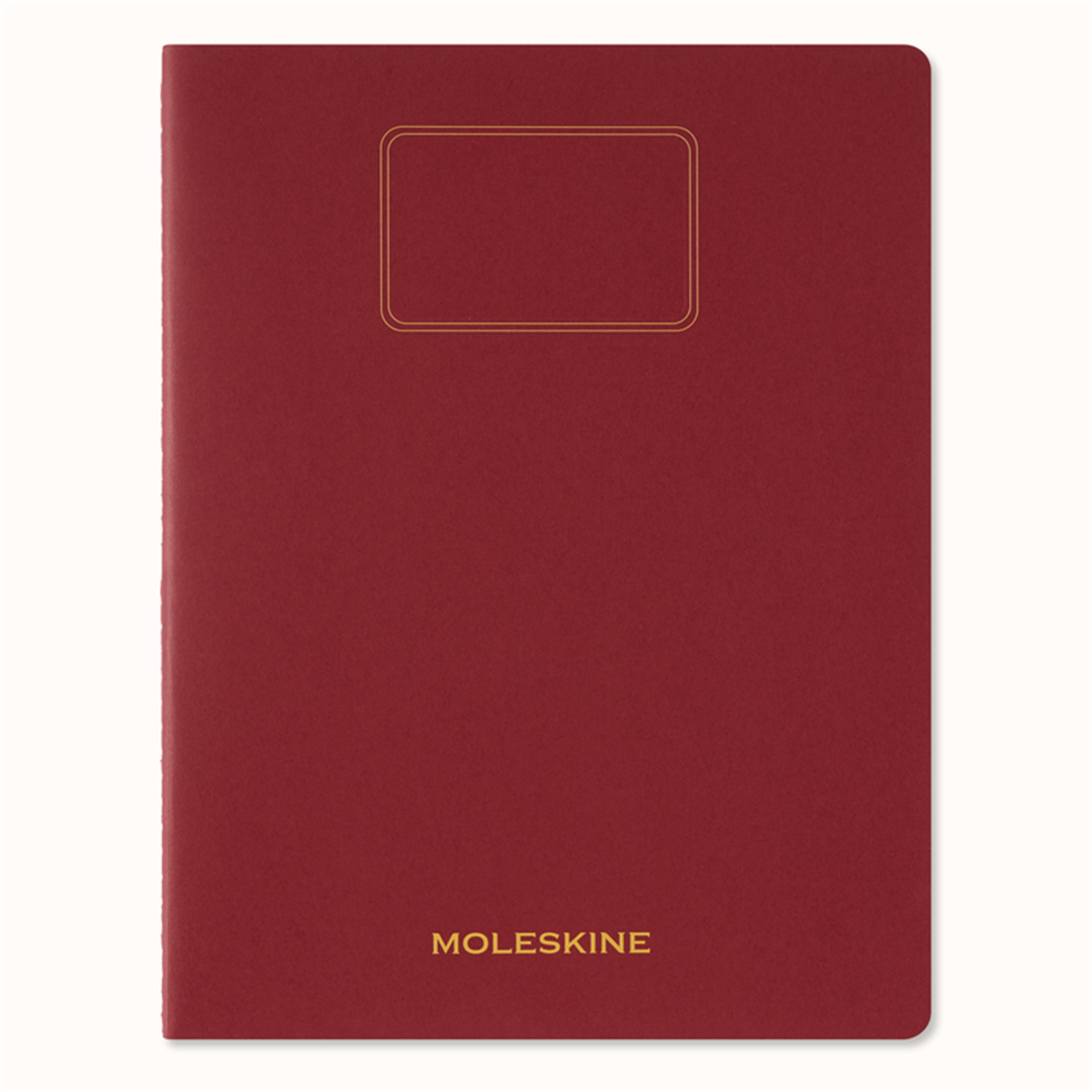 Student Cahier Xxl Bianco Scarlet Red