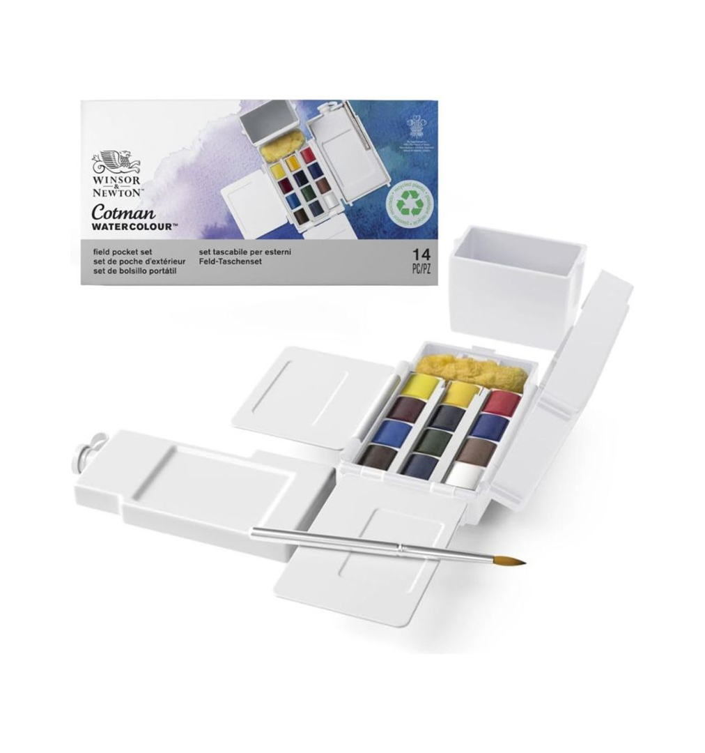 Set Field Da Viaggio Con 12 1/2 Godets Cotman