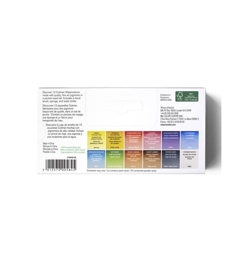 Set Field Da Viaggio Con 12 1/2 Godets Cotman — immagine 6