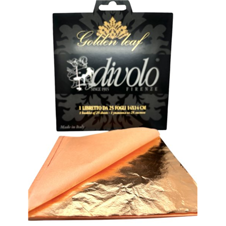 Foglia Oro Imitazione Cm 14x14 Pezzi 25 In Blister
