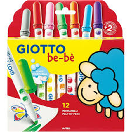 Astuccio 12 Superpennarelli Giotto Bebe'