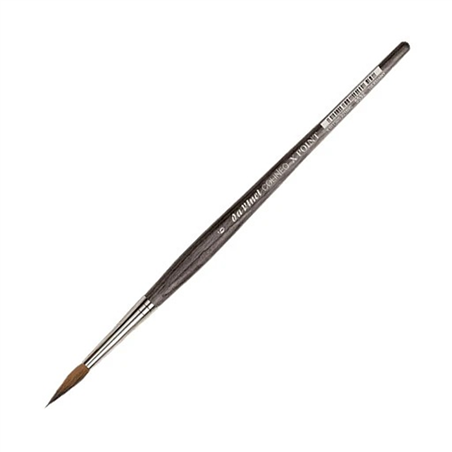 Pennello Colineo Serie 5532 N. 2 Tondo Extralungo Manico Corto