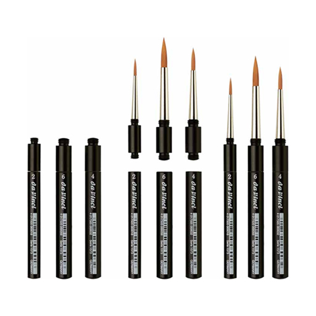 Set Spin 3 Pennelli Da Viaggio Serie 1573 N.2, 4, 6 — immagine 2