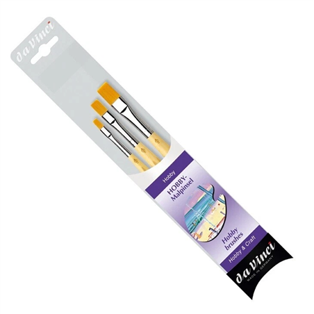 Set 3 Pennelli Per Hobby