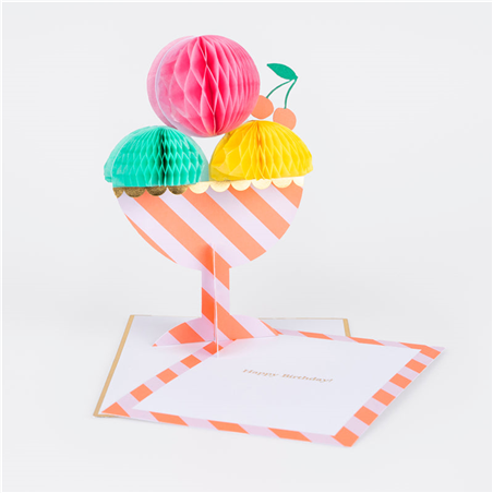 Biglietto Auguri Garland  Ice Cream