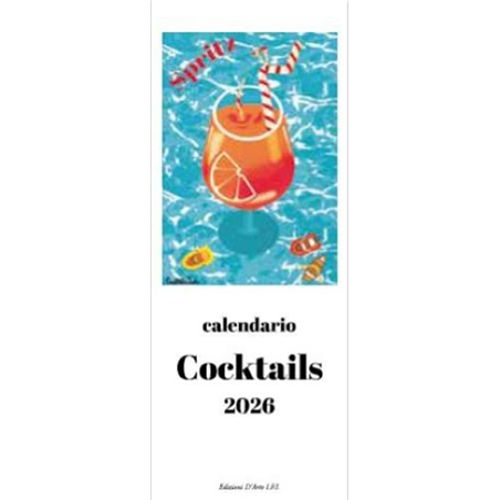Calendario Artistico 13,5x34cm Carta Avorio 2027 Cocktails