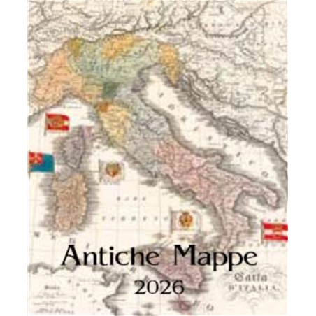 Calendario Artistico 13,5x17cm Da Tavolo 2027 Antiche Mappe