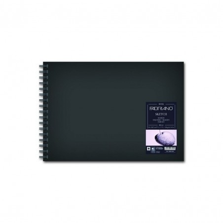 Blocco  Sketch Book Spirale Panorama 21x29,7 Cm 110 Gr 80 Fogli Grana Naturale
