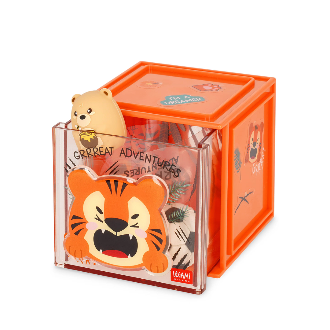 Cutie Cube - Adjustable Desk Organiser Tiger — immagine 3