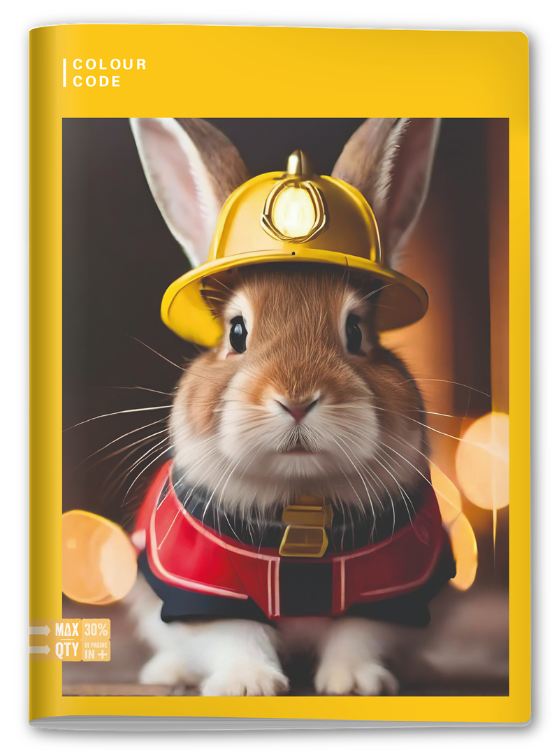 Maxiquaderno 96/100 10m Colour Code Animal Snapshot — immagine 3