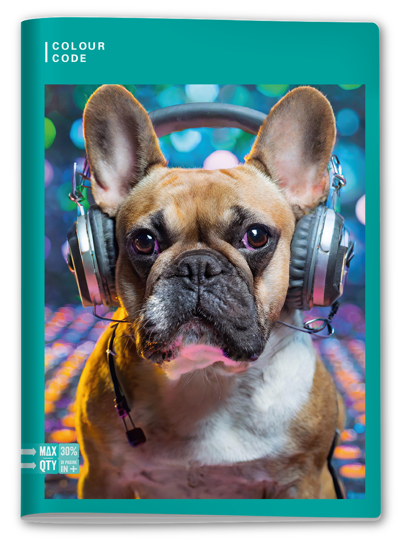 Maxiquaderno 96/100 10m Colour Code Animal Snapshot — immagine 6