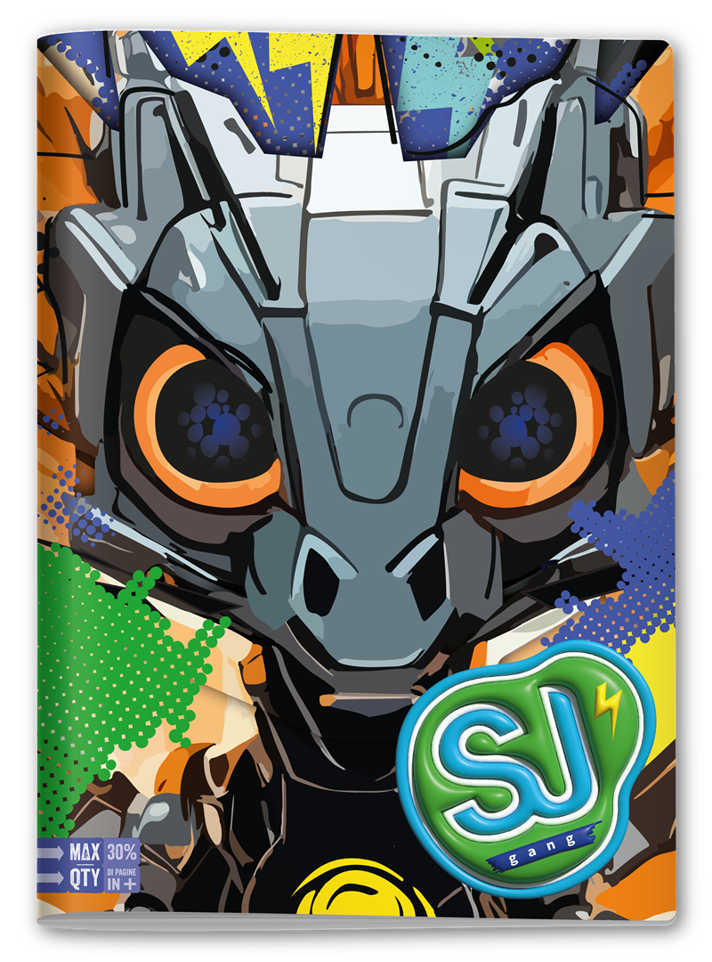Maxiquaderno 96/100 10m Animali Boy — immagine 3