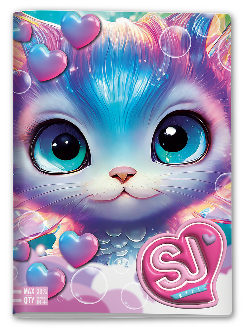 Maxiquaderno 96/100 10m Animali Girl — immagine 5