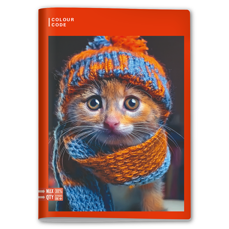 Maxiquaderno 96/100 5m Colour Code Animal Snapshot