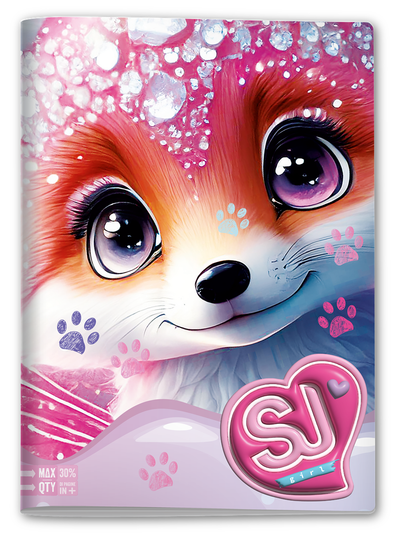 Maxiquaderno 96/100 C Animali Girl — immagine 4
