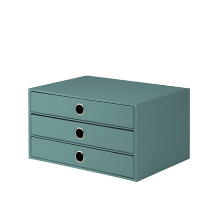 Scatola A4 3cassetti C/asola 250x343x185 Soho Opal