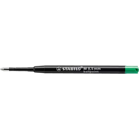 CARTUCCIA REFILL PER PENNA A SFERA - STABILO - TRATTO M (0,5 MM) - COLORE NERO