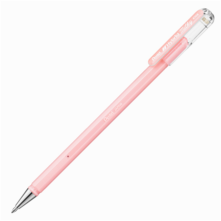 Penna Gel Hybrid Milky Punta 0,8mm Pastel Pnk