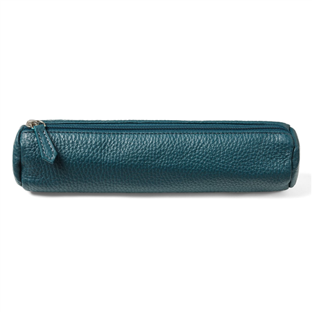 Tubo Portapenne In Pelle Cm. 20x5 Octanium
