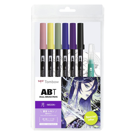 Set  Manga Pezzi 6 + Water Brush Moon