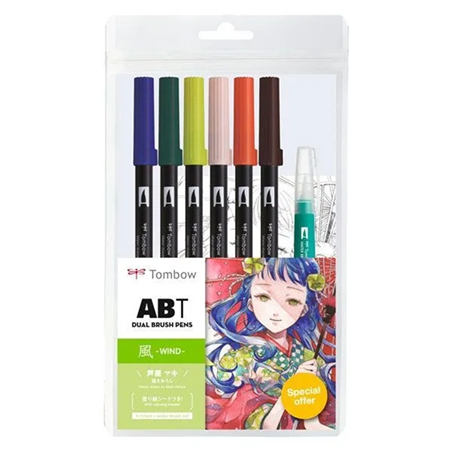 Set  Manga Pezzi 6 + Water Brush Wind
