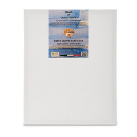 Telaio Carta Telata 40x50 Gallery L. 20 Carta Artistico "traditional White" Fabriano