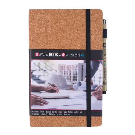 Notebook 13x21  Industrial Sughero