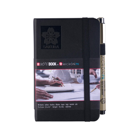 Notebook 9x14  Industrial Nero