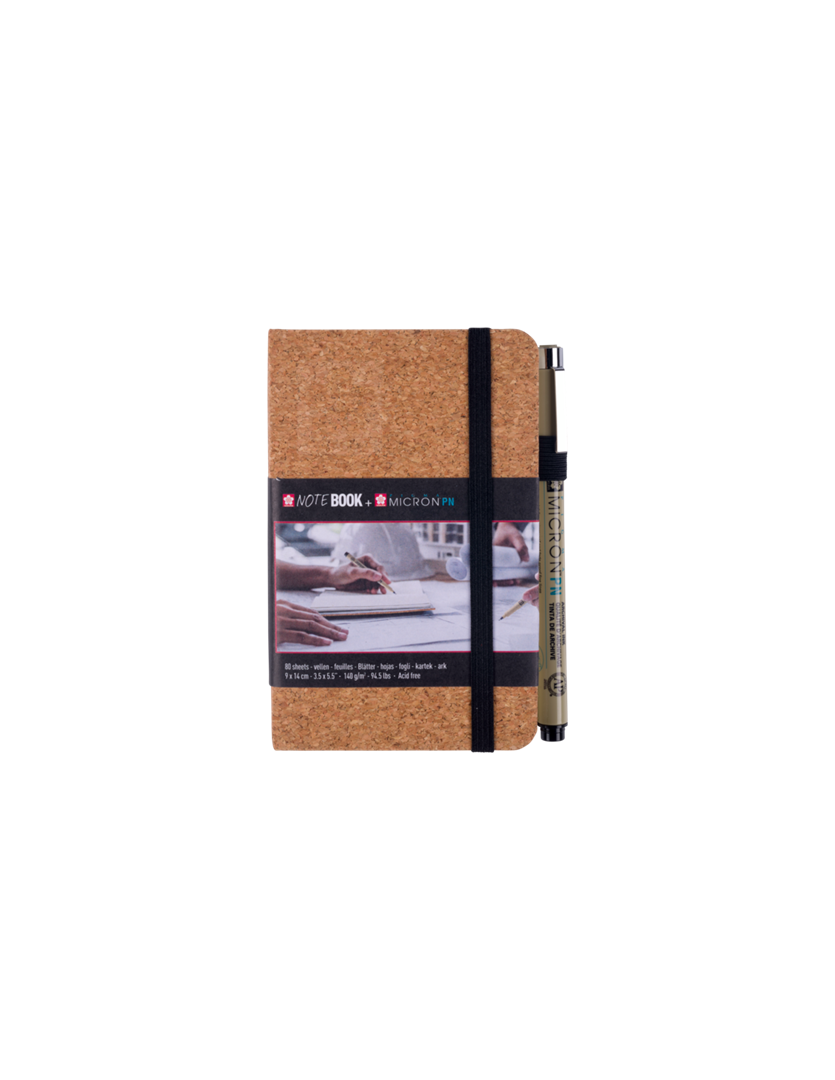 Notebook 9x14 Industrial Sughero