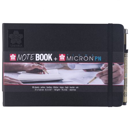 Notebook 21x15  Industrial Nero