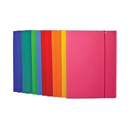 Cartella Pp D0.8 C/elastico Laccata Lucida Colori Assortiti