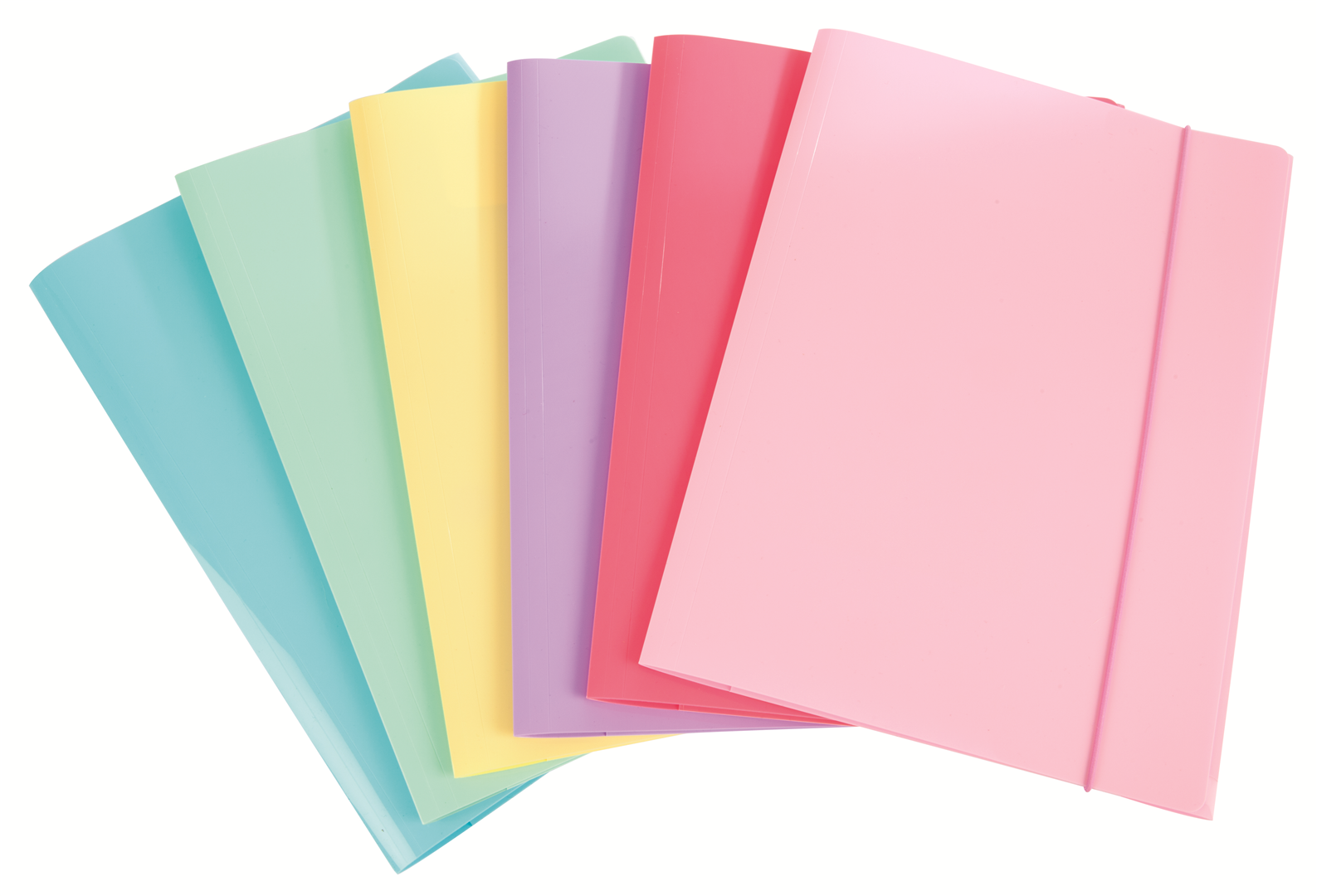 Cartella Pp D0.8 C/elastico Pastello Colori Assortiti — immagine 3