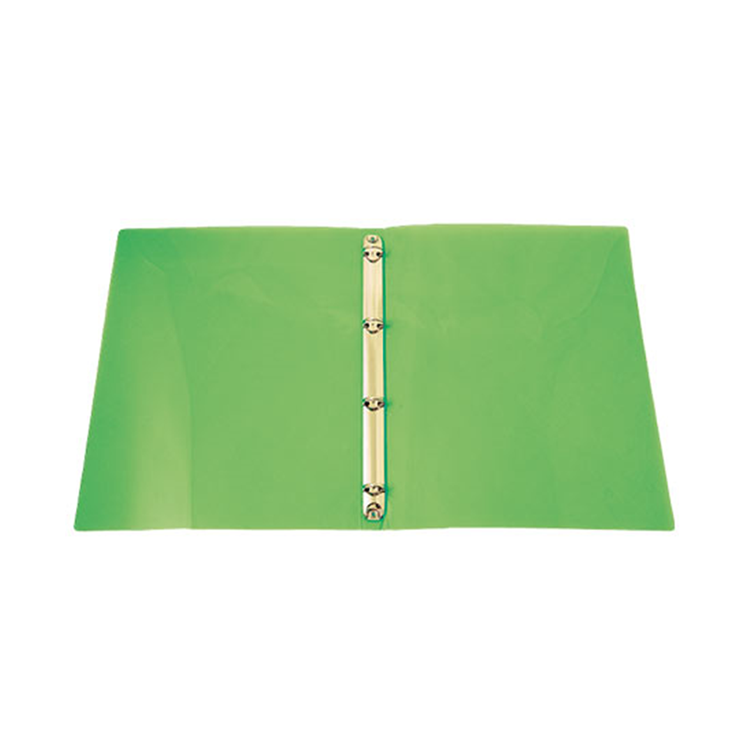 Raccoglitore Anelli Pp D.16 Trasparente Riga Colori Assortiti — immagine 3