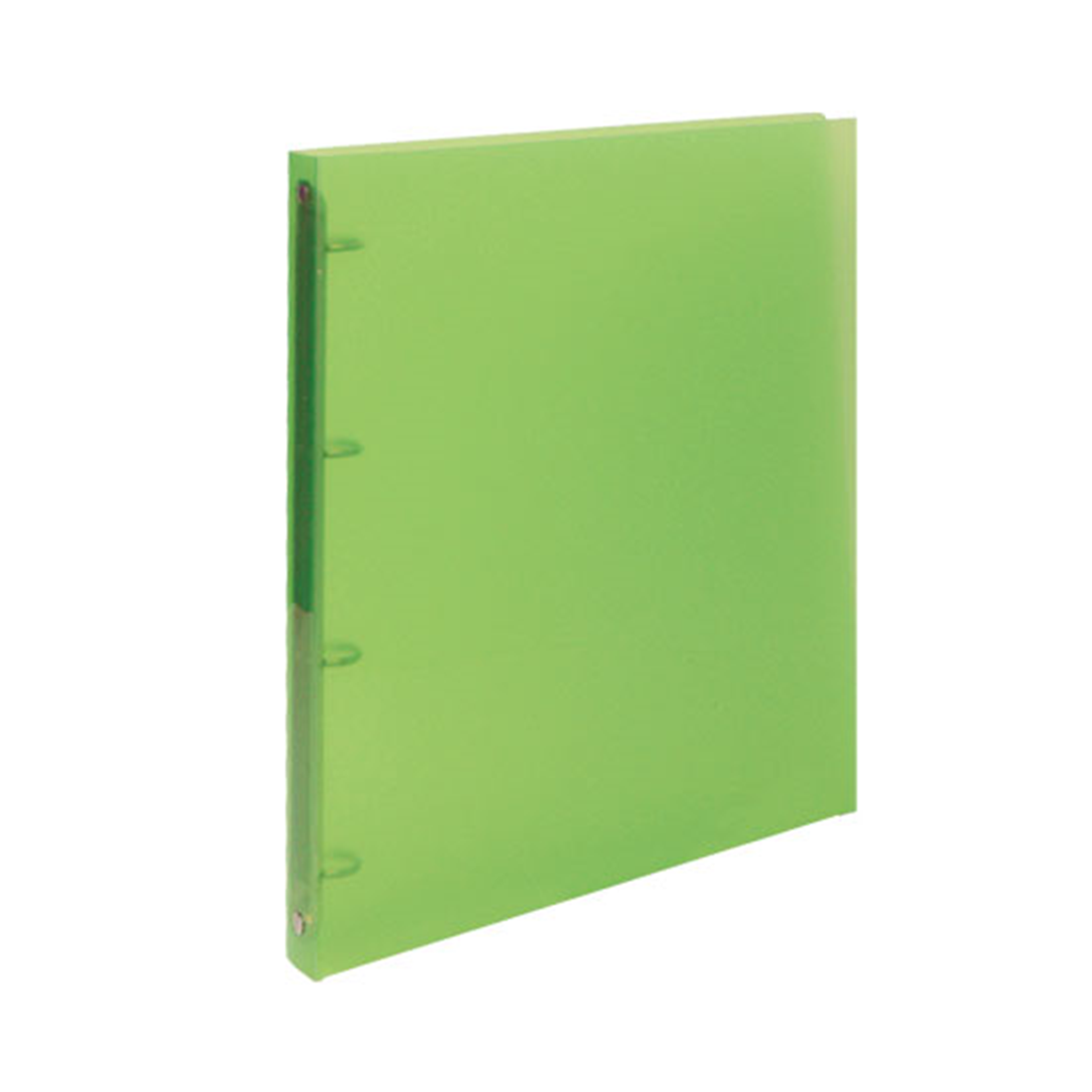 Raccoglitore Anelli Pp D.30 Trasparente Riga Colori Assortiti — immagine 2