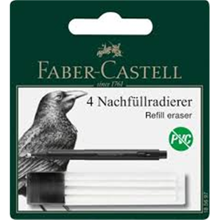 Blister Ricambi Per Eraser Pen 4 Pezzi